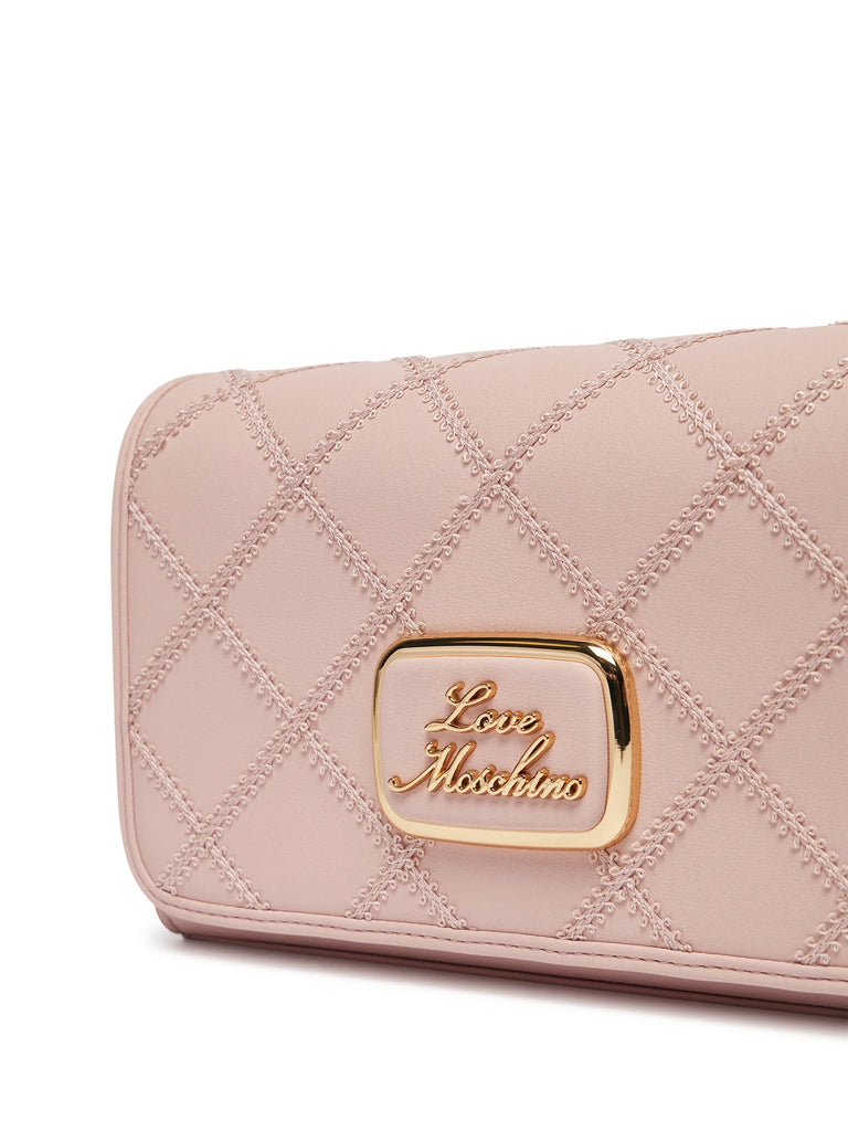 Borsa Love Moschino JC4311 Pochette Matelasse e pizzo